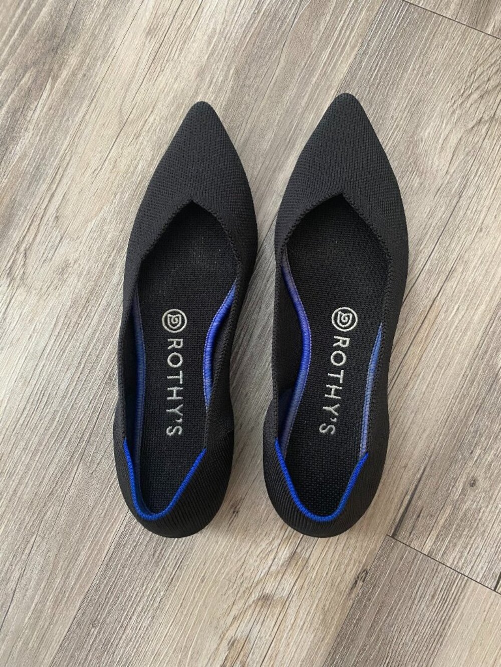 Rothy's The Point Flat Size 7.5 in Black